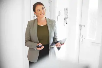 Landlord looking at home