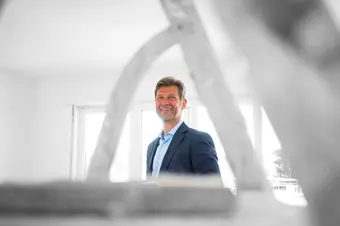 Landlord viewing a property