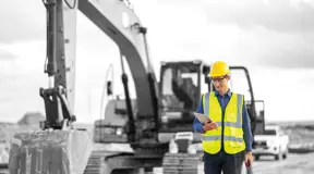 Construction worker onsite