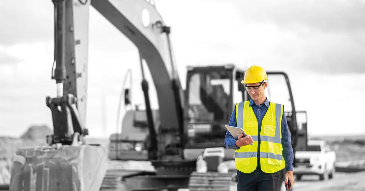 Construction worker onsite