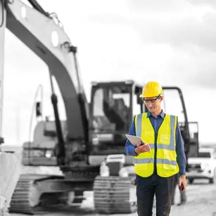 Construction worker onsite
