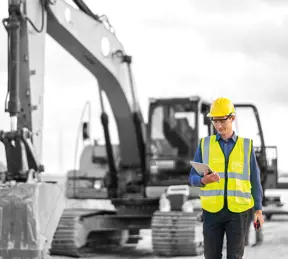 Construction worker onsite