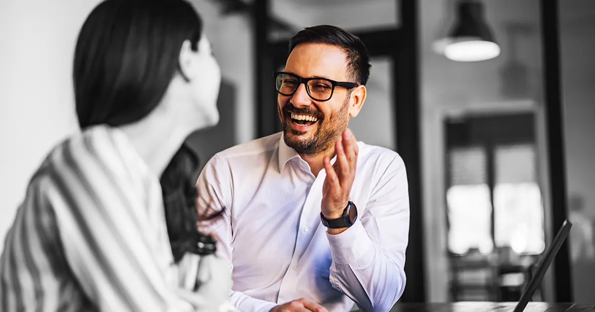 People laughing