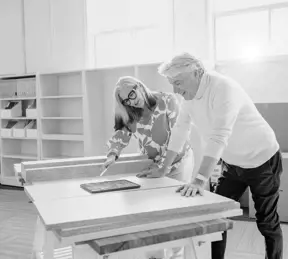 Colleagues at desk